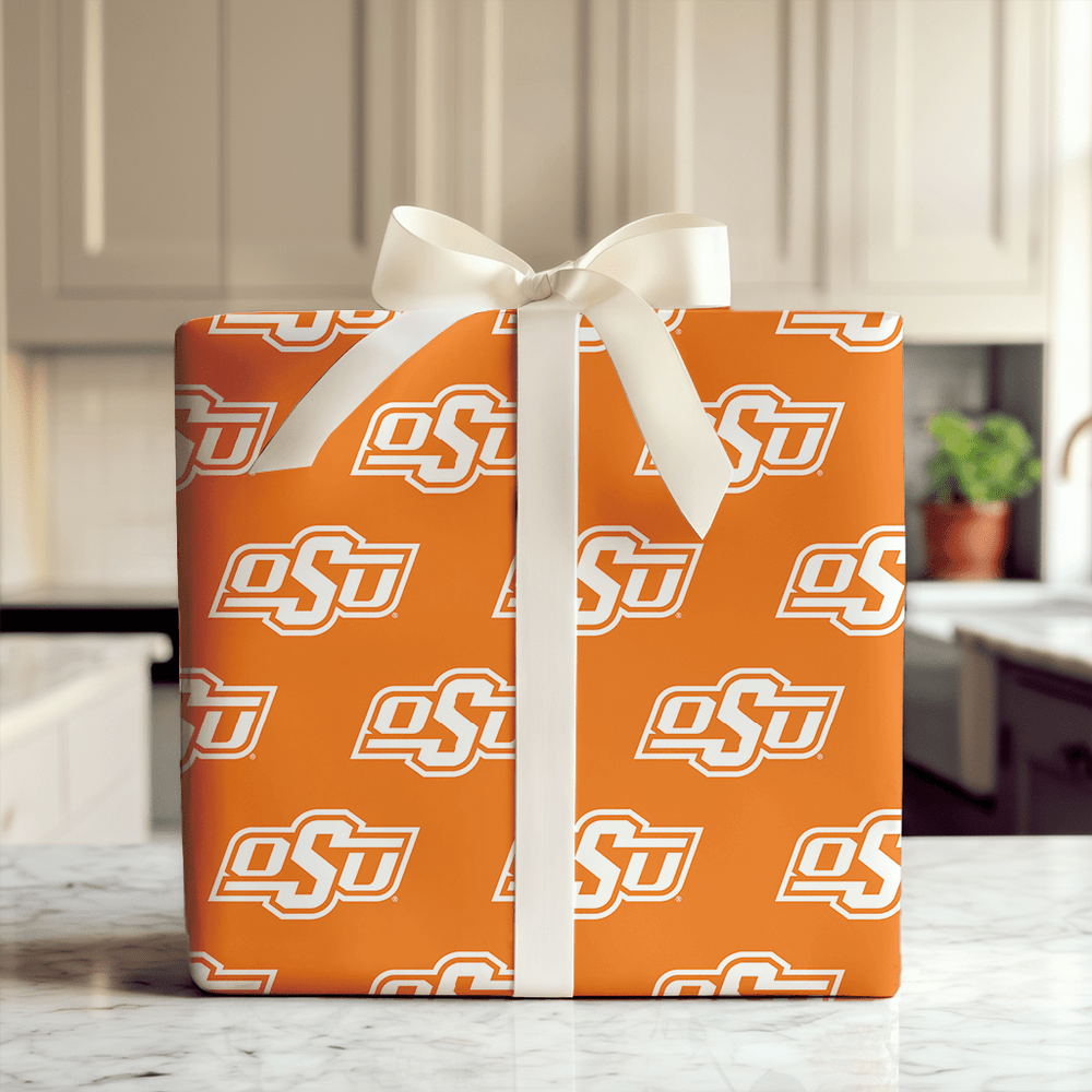 Orange Seal - Wrapping Paper - Aspen & Arlo