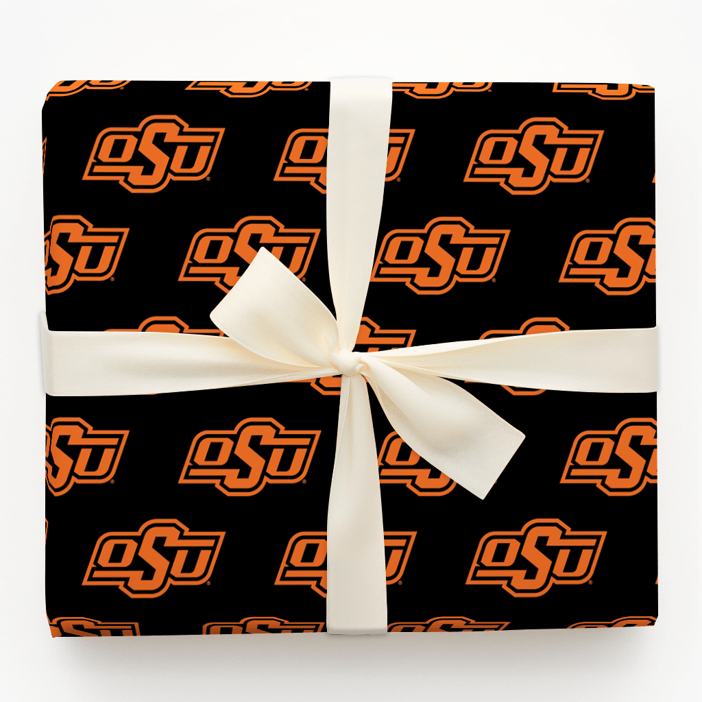 The O State Stamp - Wrapping Paper - Aspen & Arlo