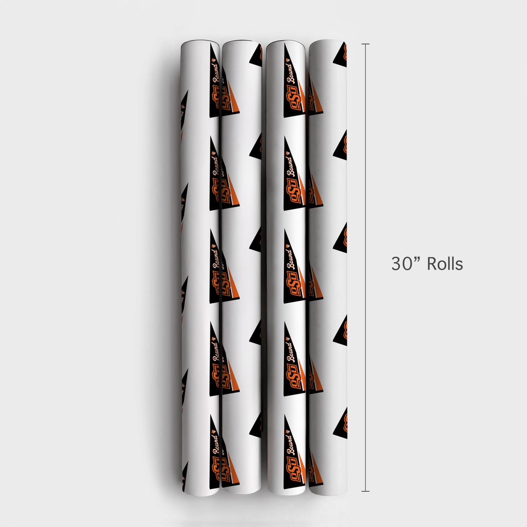 OSU Bound Pennant - Wrapping Paper - Aspen & Arlo