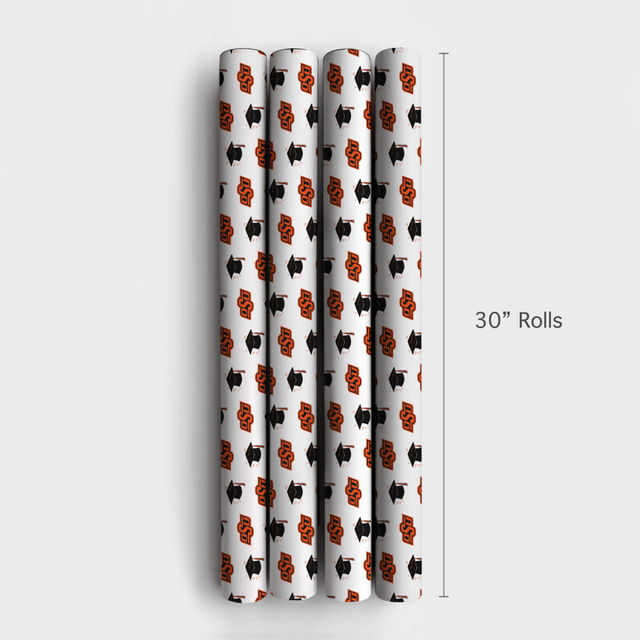 OSU Grad Hat - Wrapping Paper - Aspen & Arlo