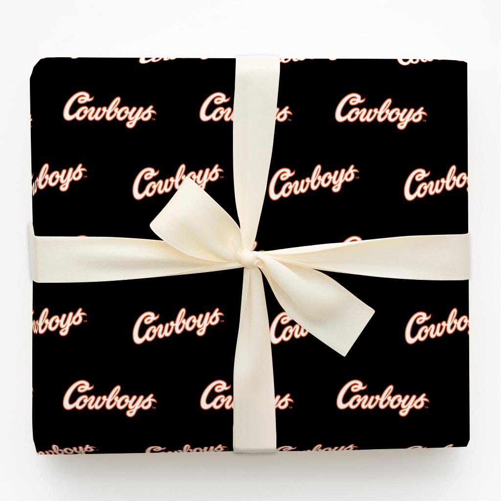 Cowboy Cursive - Wrapping Paper - Aspen & Arlo