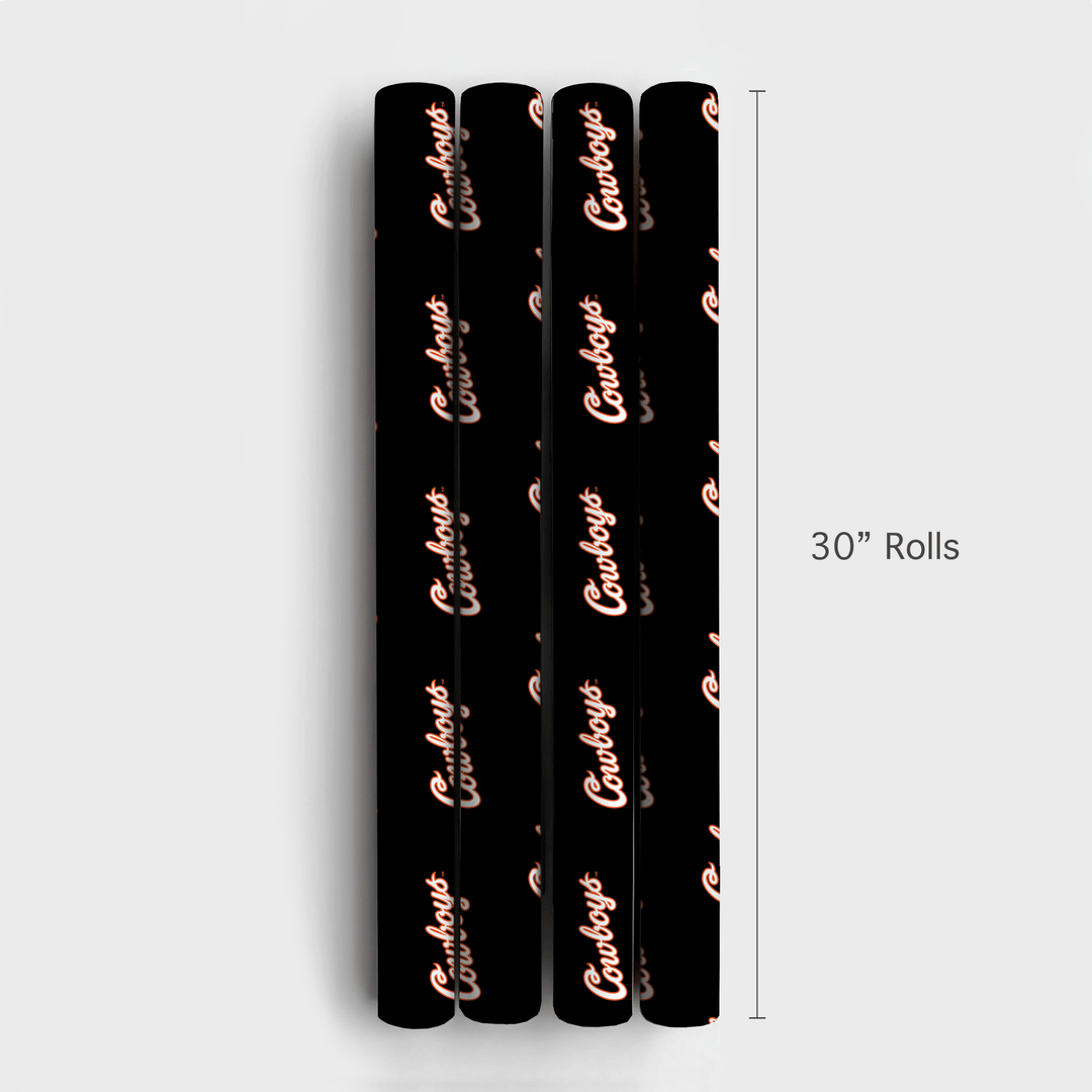 Cowboy Cursive - Wrapping Paper - Aspen & Arlo