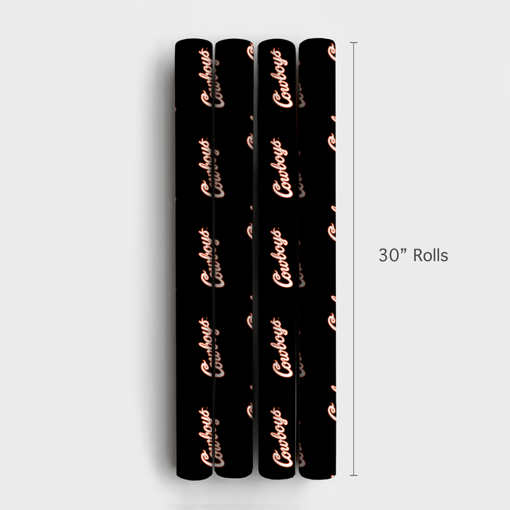 Cowboy Cursive - Wrapping Paper - Aspen & Arlo