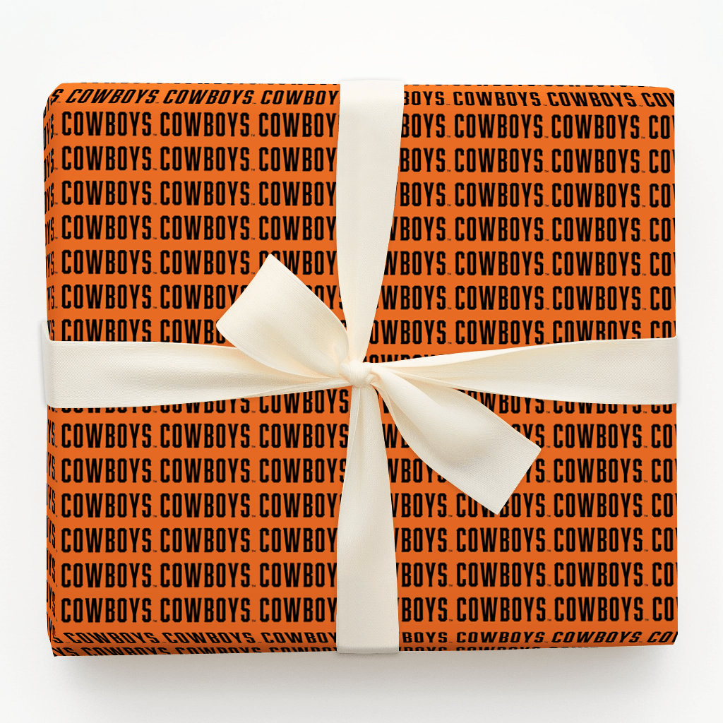 Cowboy Type - Wrapping Paper - Aspen & Arlo