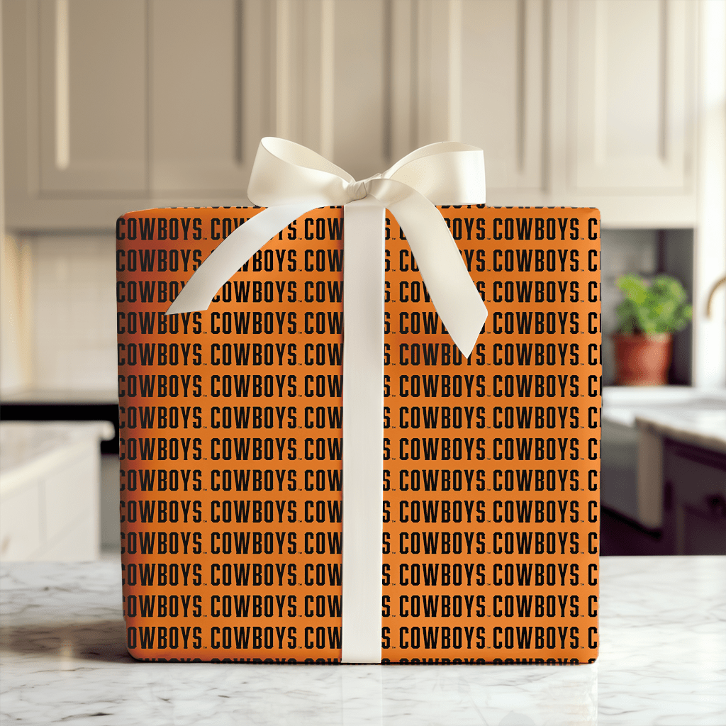 Cowboy Type - Wrapping Paper - Aspen & Arlo