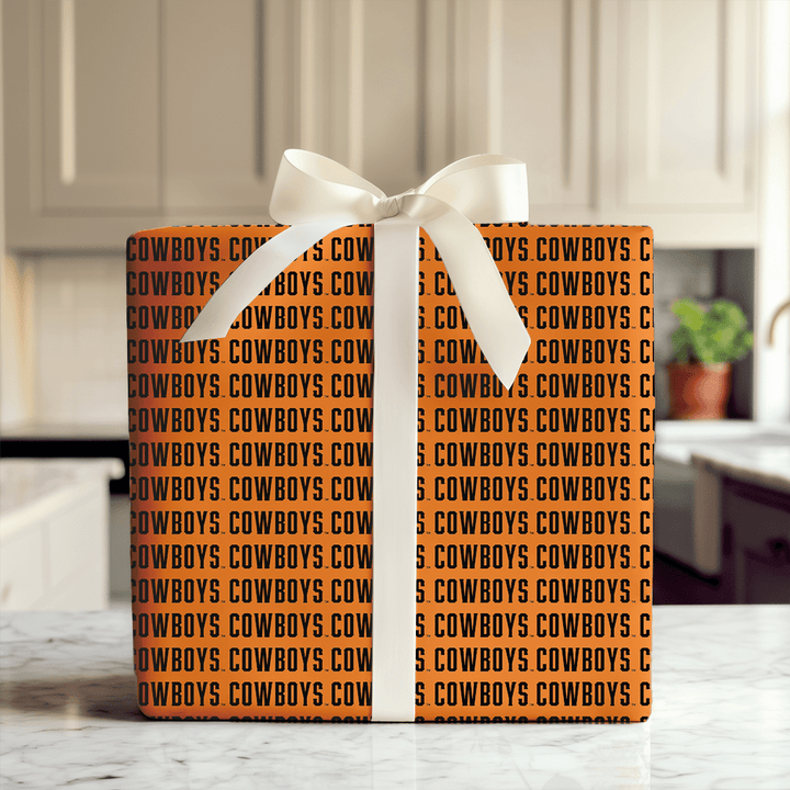 Cowboy Type - Wrapping Paper - Aspen & Arlo