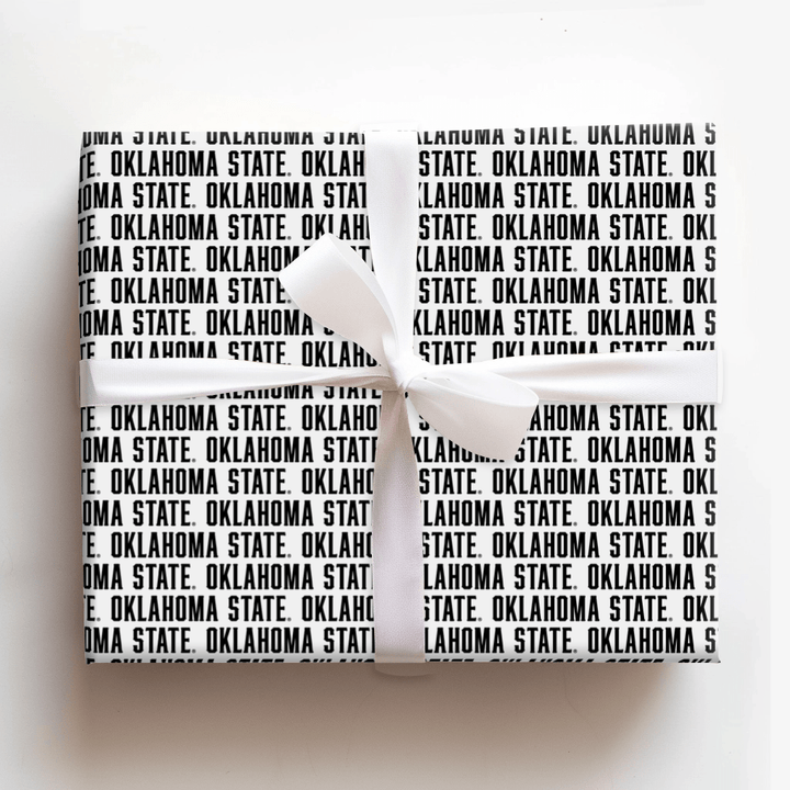 O - State Bold - Wrapping Paper - Aspen & Arlo