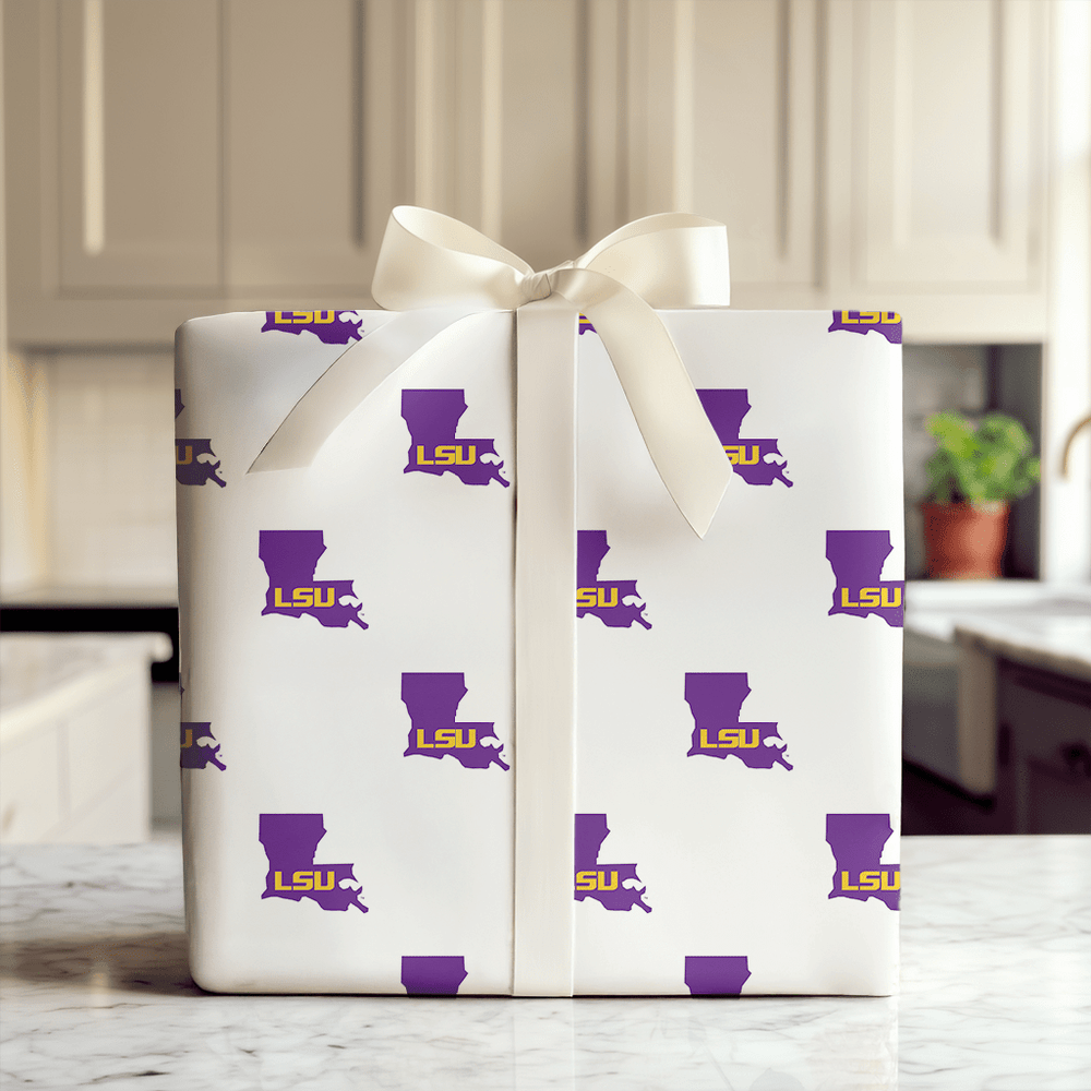 LSU State of Mind - Wrapping Paper - Aspen & Arlo