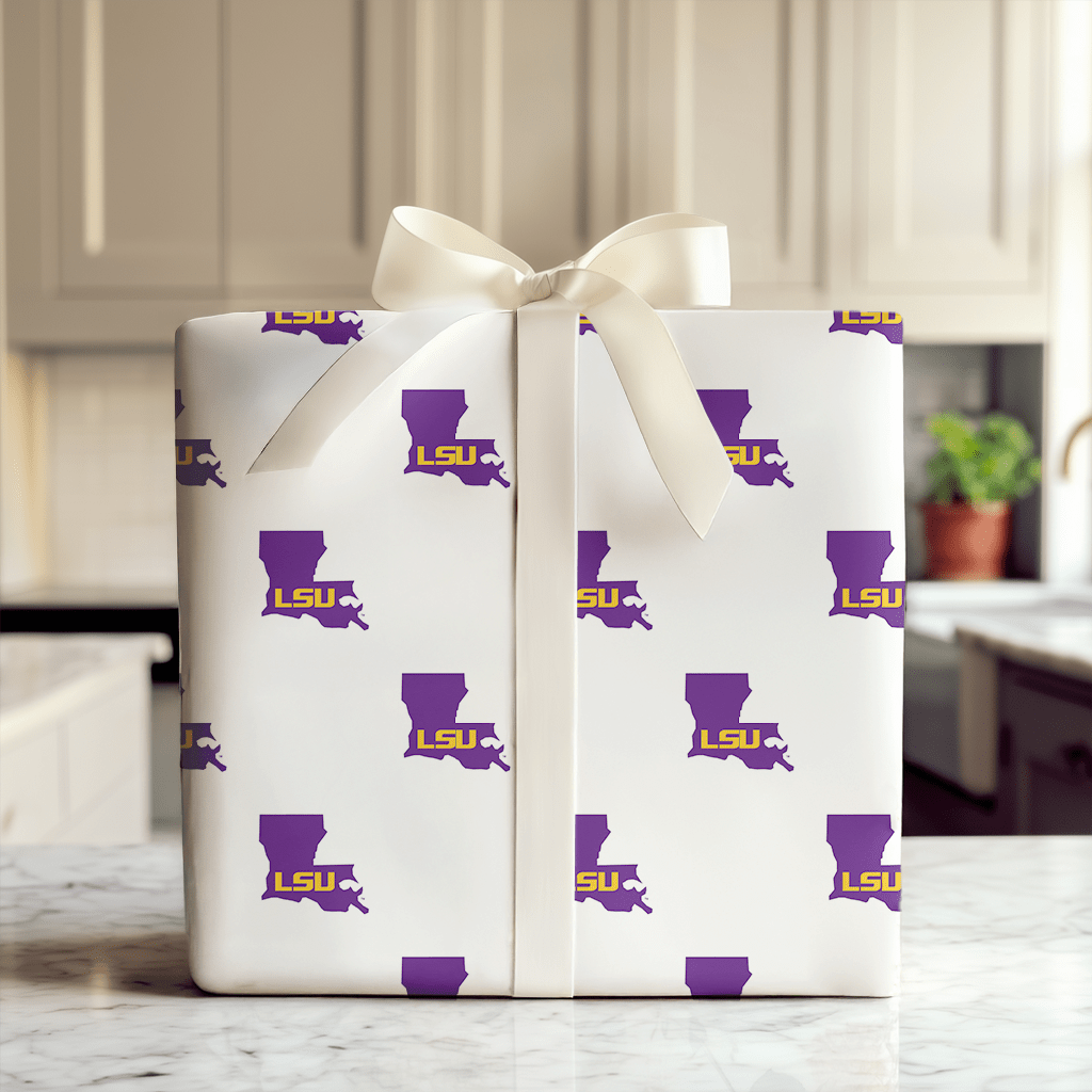 LSU State of Mind - Wrapping Paper - Aspen & Arlo