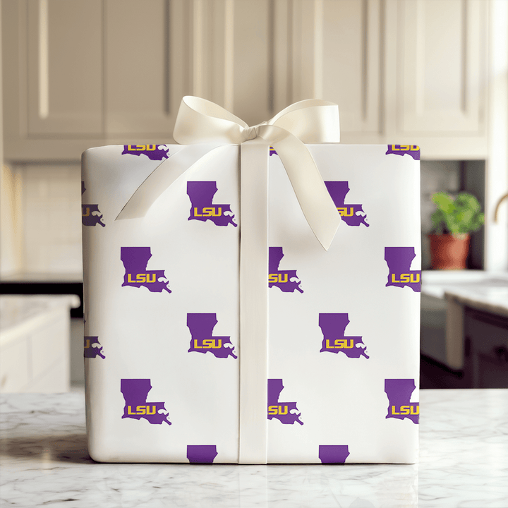 LSU State of Mind - Wrapping Paper - Aspen & Arlo