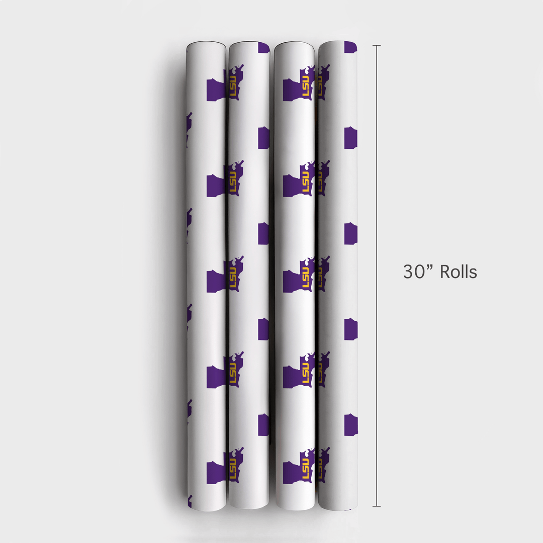 LSU State of Mind - Wrapping Paper - Aspen & Arlo