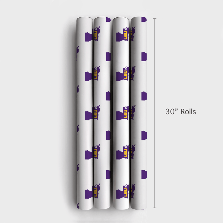 LSU State of Mind - Wrapping Paper - Aspen & Arlo