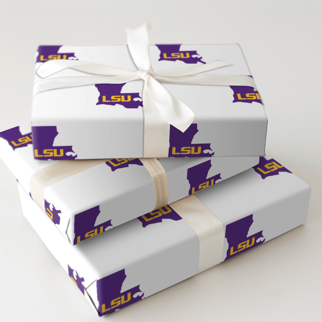 LSU State of Mind - Wrapping Paper - Aspen & Arlo