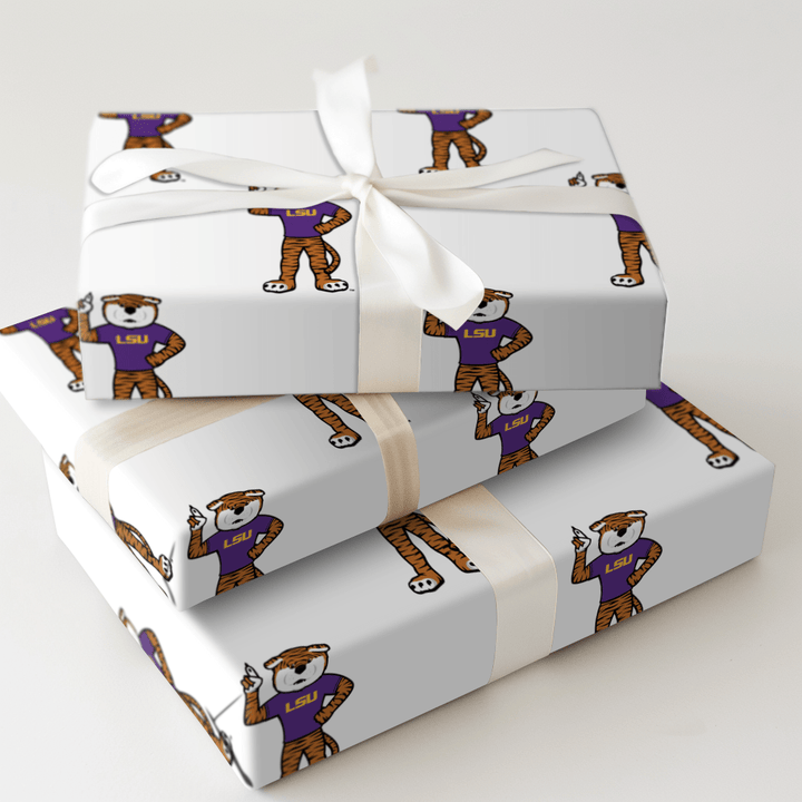 LSU Tiger - Wrapping Paper - Aspen & Arlo