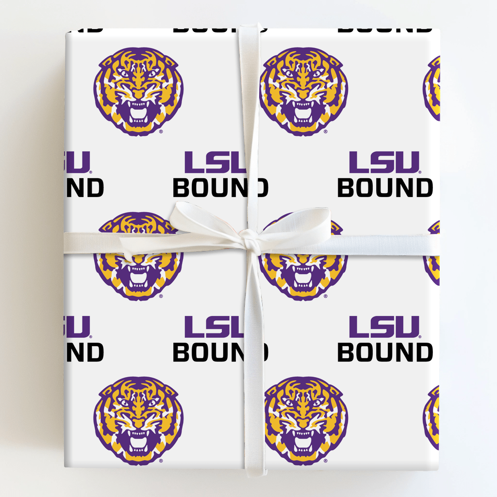 LSU Bound - Wrapping Paper - Aspen & Arlo