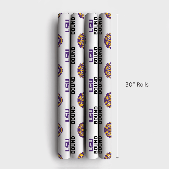 LSU Bound - Wrapping Paper - Aspen & Arlo