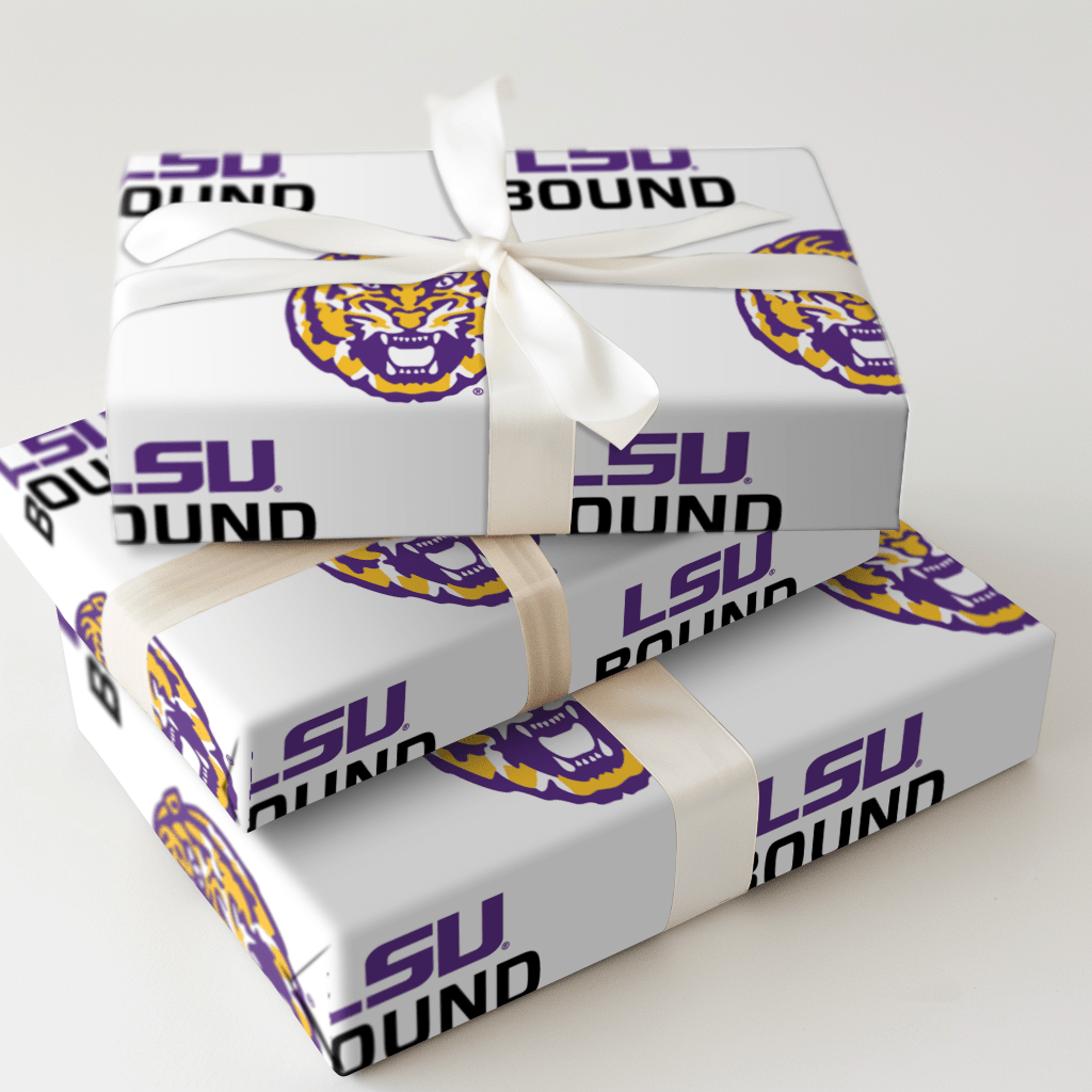 LSU Bound - Wrapping Paper - Aspen & Arlo