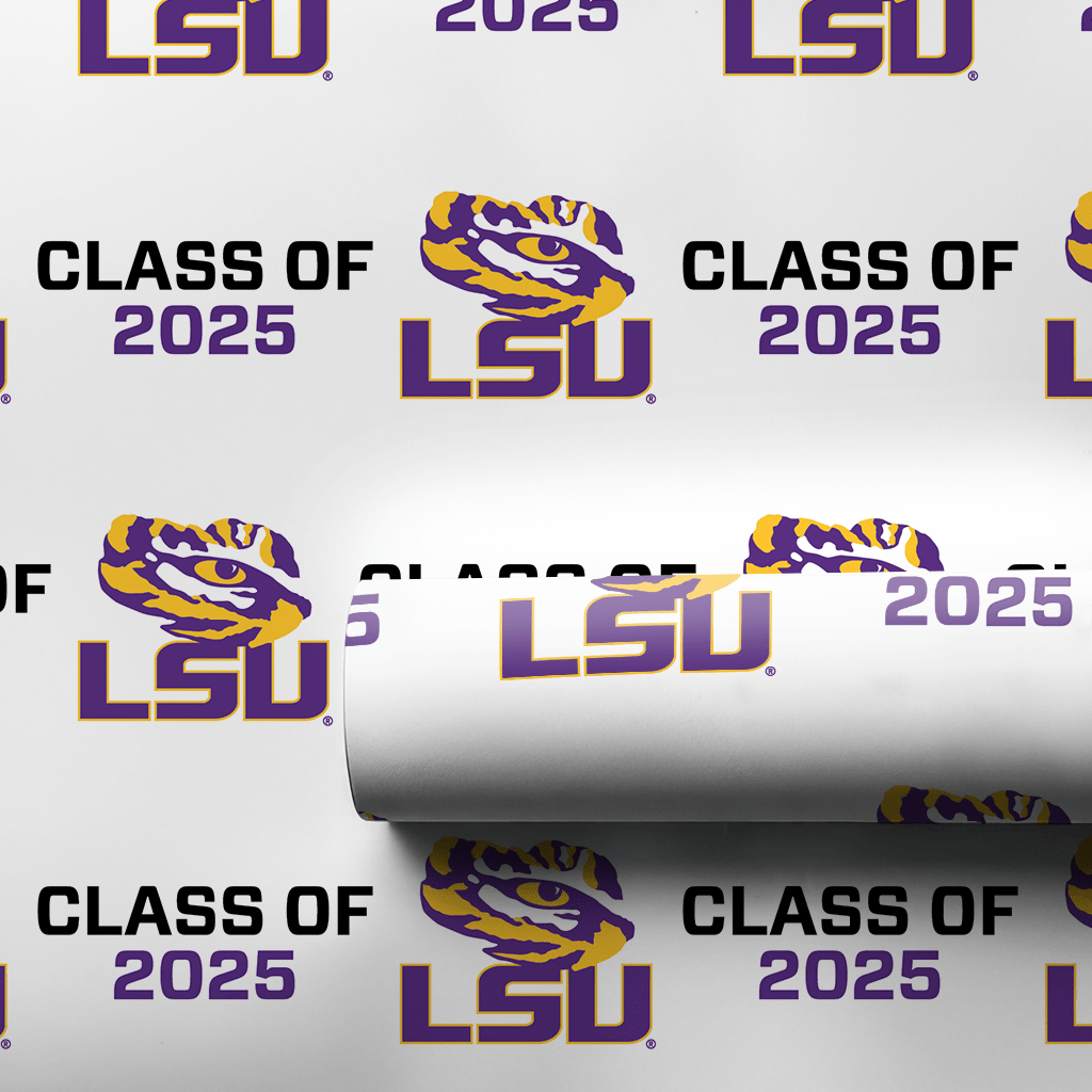 LSU Class of 2025 - Wrapping Paper - Aspen & Arlo