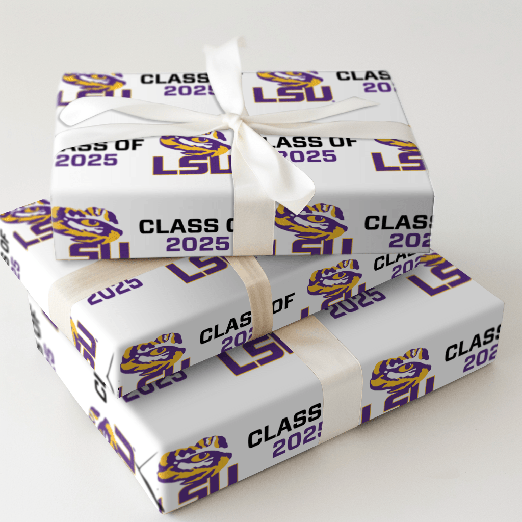 LSU Class of 2025 - Wrapping Paper - Aspen & Arlo