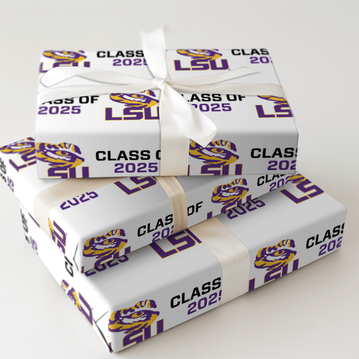 LSU Class of 2025 - Wrapping Paper - Aspen & Arlo