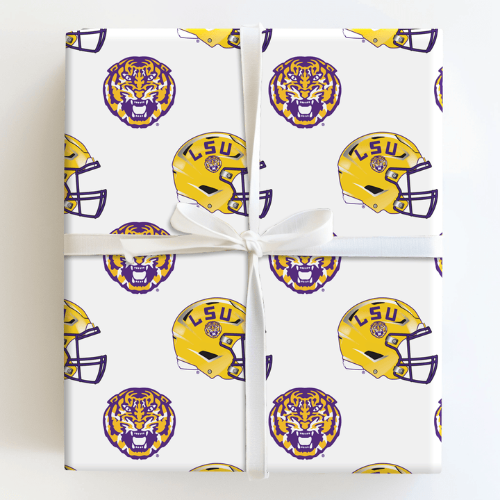 End Zone Helmet - Wrapping Paper - Aspen & Arlo