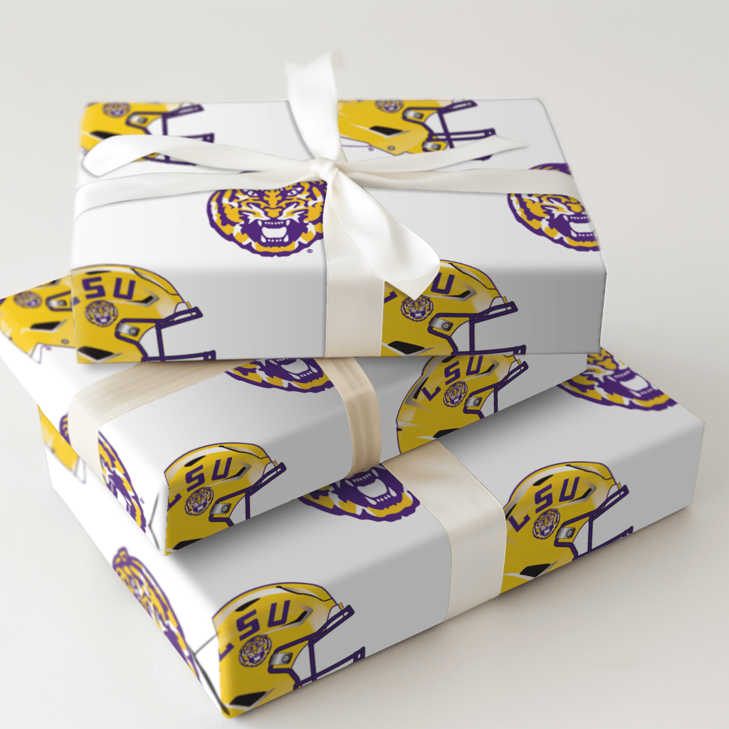 End Zone Helmet - Wrapping Paper - Aspen & Arlo