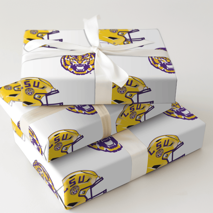 End Zone Helmet - Wrapping Paper - Aspen & Arlo