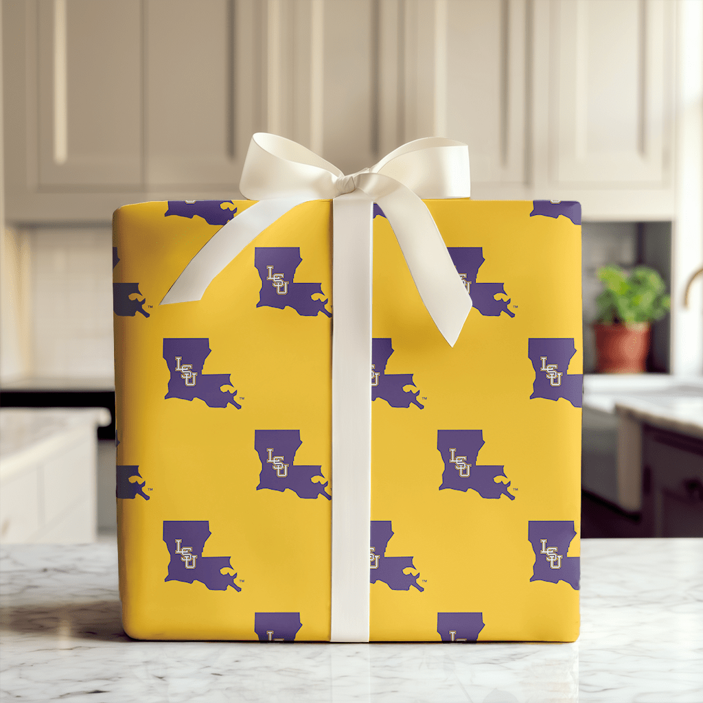 LSU Baseball State of Mind - Wrapping Paper - Aspen & Arlo