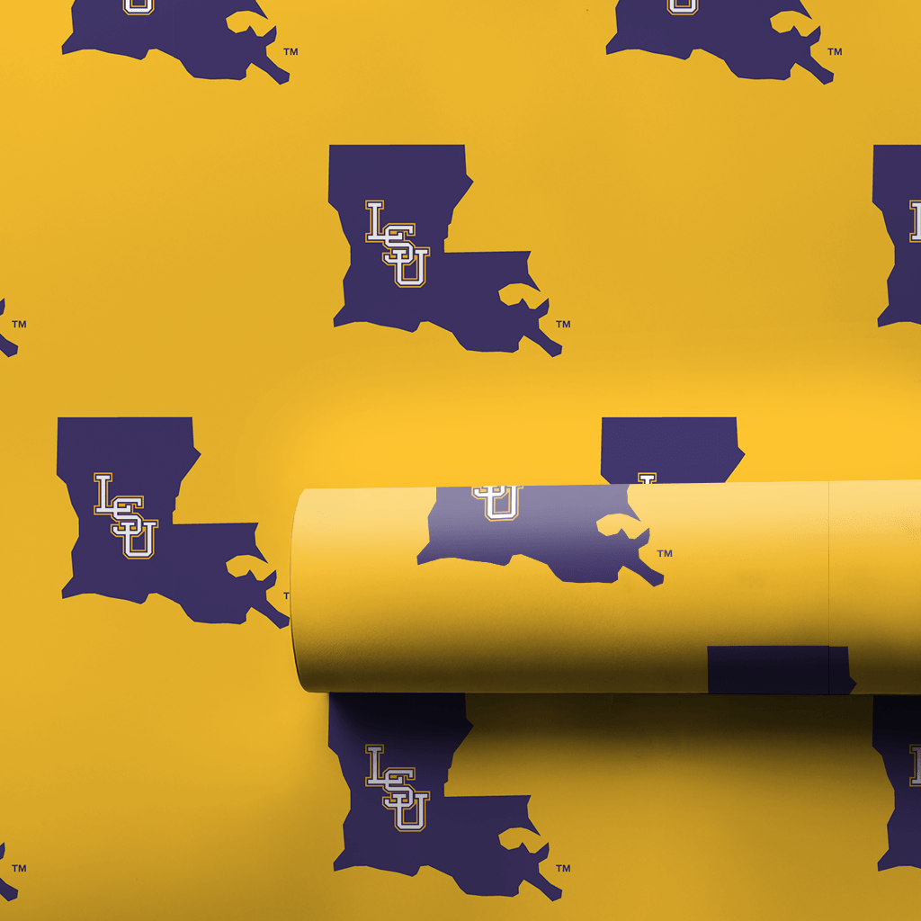 LSU Baseball State of Mind - Wrapping Paper - Aspen & Arlo