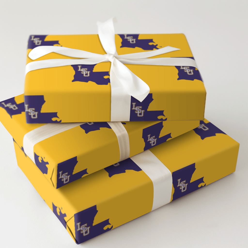 LSU Baseball State of Mind - Wrapping Paper - Aspen & Arlo