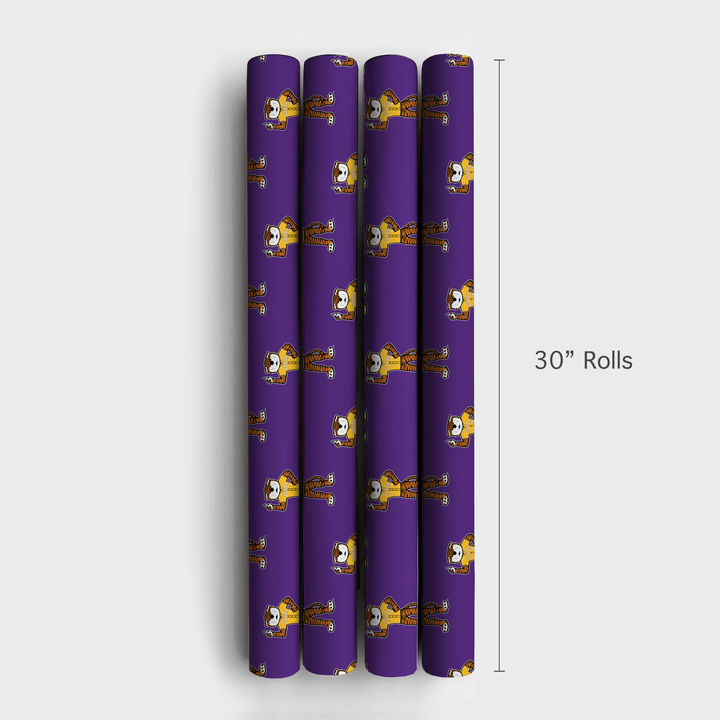 LSU Tiger Baseball - Wrapping Paper - Aspen & Arlo