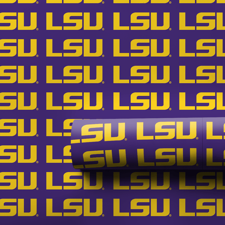 LSU Bayou Bold - Wrapping Paper - Aspen & Arlo