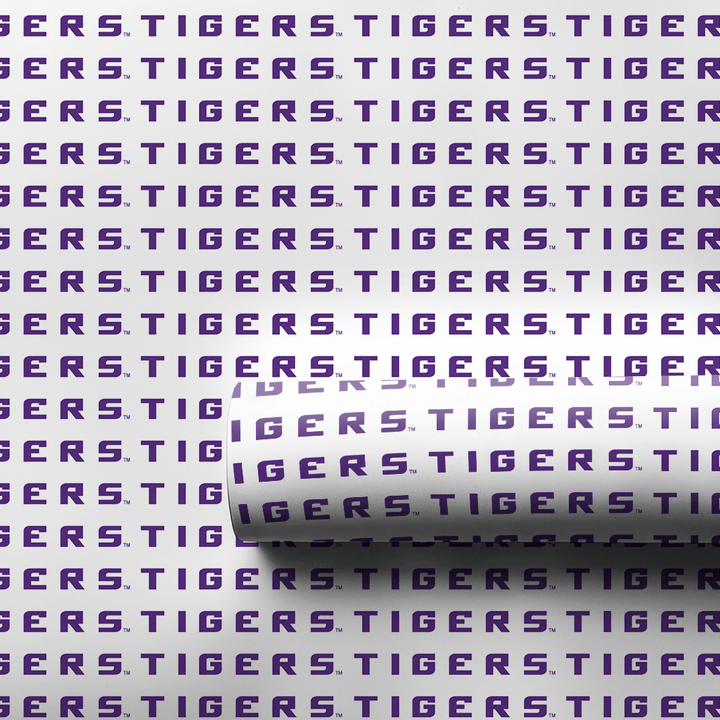 Purple Tigers Pride - Wrapping Paper - Aspen & Arlo
