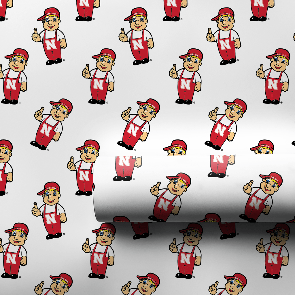 Lil Husker white - Wrapping Paper - Aspen & Arlo