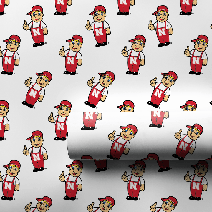Lil Husker white - Wrapping Paper - Aspen & Arlo