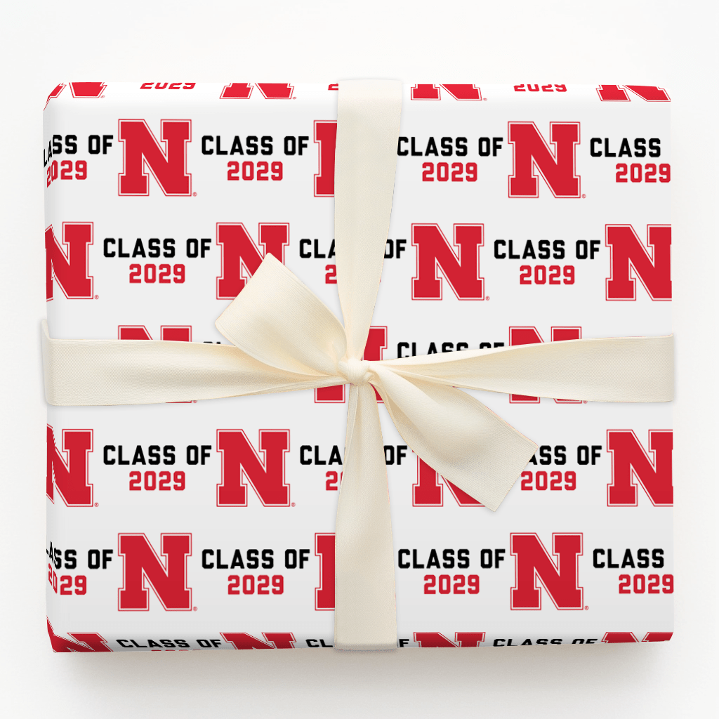Nebraska Class of 2029 - Wrapping Paper - Aspen & Arlo