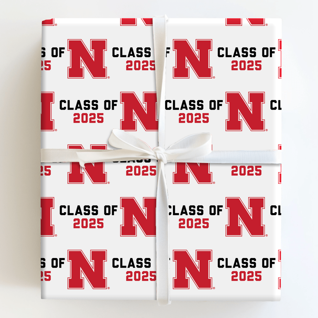 Nebraska Class of 2025 - Wrapping Paper - Aspen & Arlo