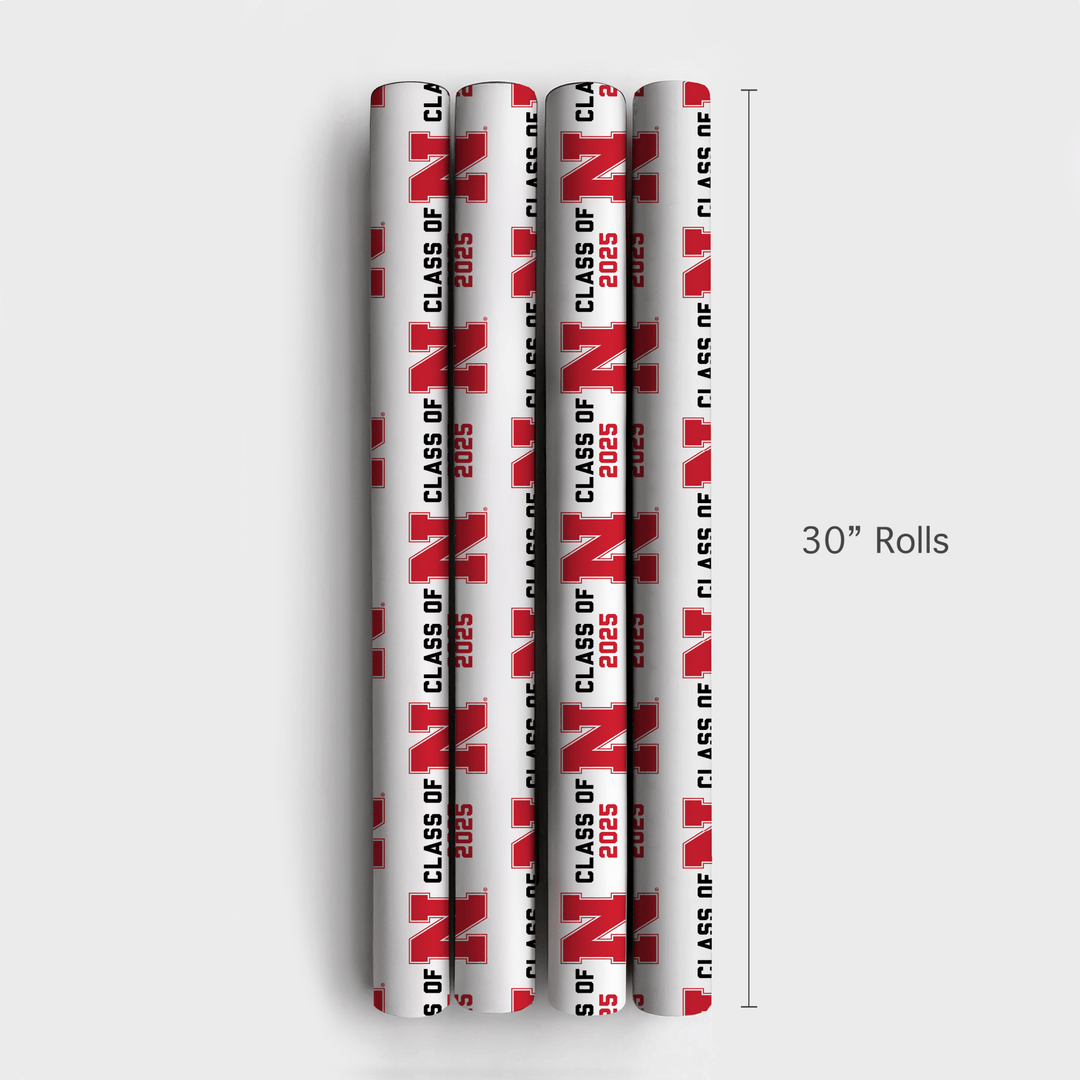 Nebraska Class of 2025 - Wrapping Paper - Aspen & Arlo