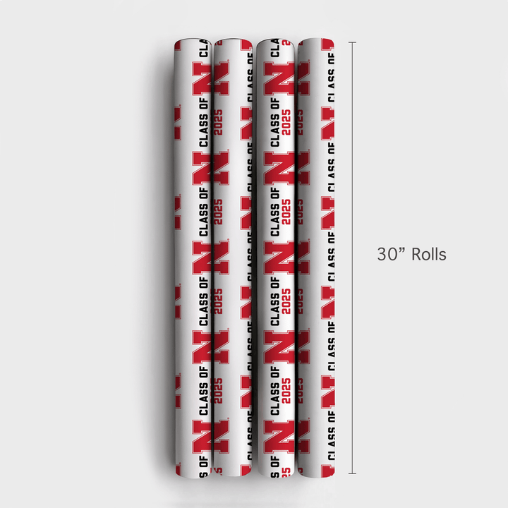 Nebraska Class of 2025 - Wrapping Paper - Aspen & Arlo