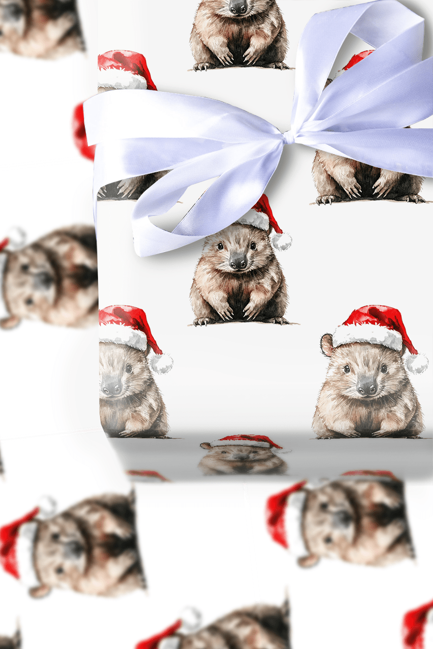 Wombat Wish - Wrapping Paper - Aspen & Arlo
