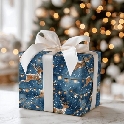 Nightly Sleigh - Wrapping Paper - Aspen & Arlo