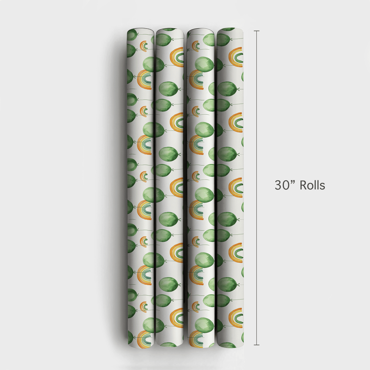A Party for Green - Wrapping Paper - Aspen & Arlo