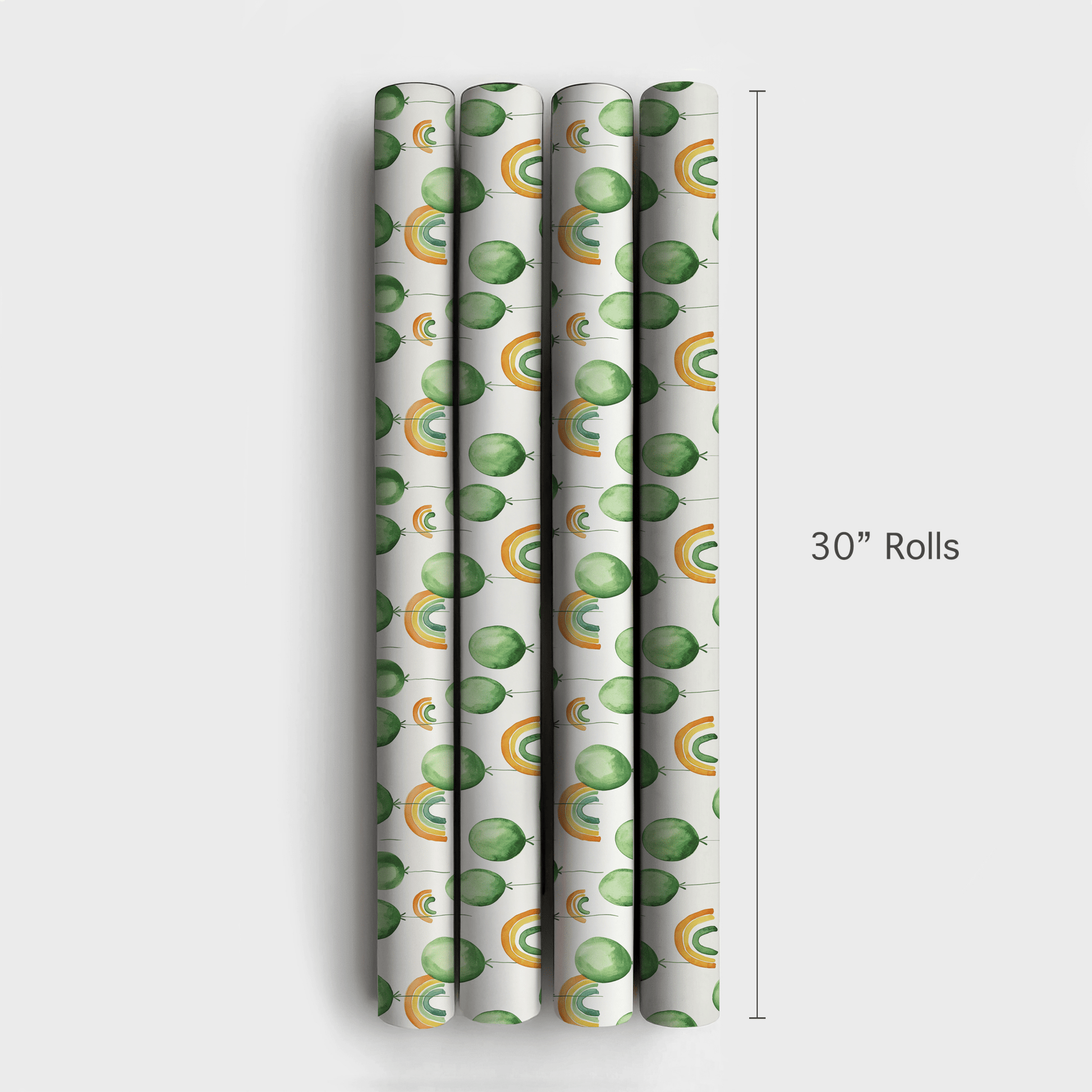 A Party for Green - Wrapping Paper - Aspen & Arlo