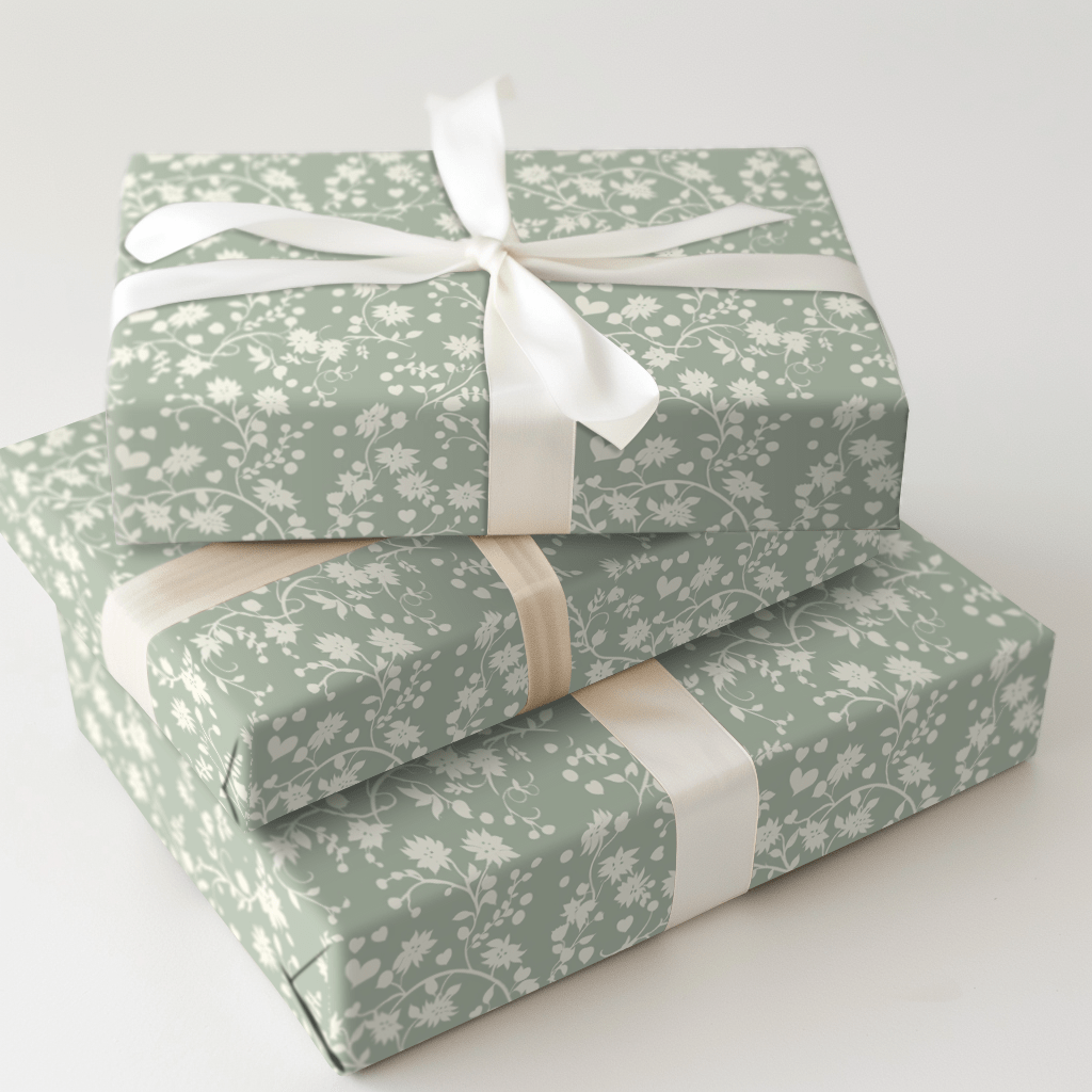 Sweet Green - Wrapping Paper - Aspen & Arlo