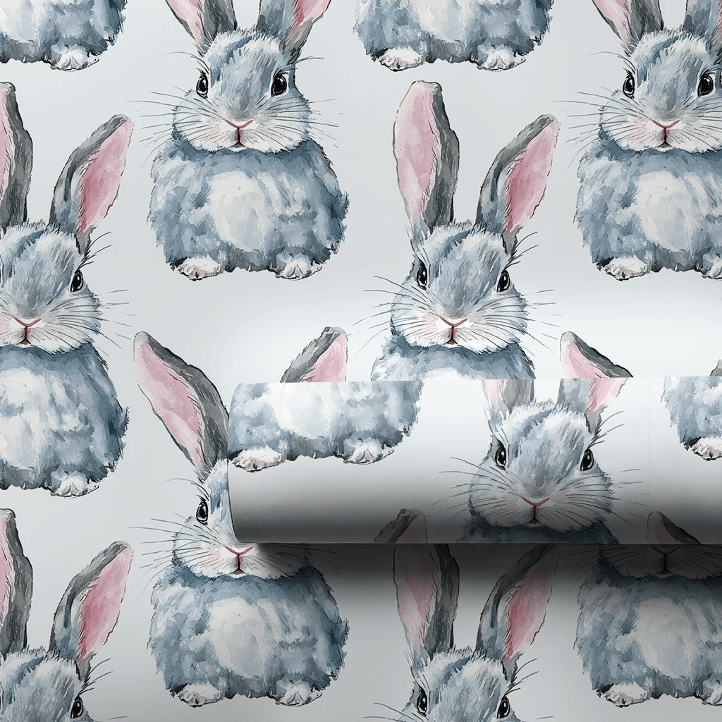 Misty Morning Bunny - Wrapping Paper - Aspen & Arlo