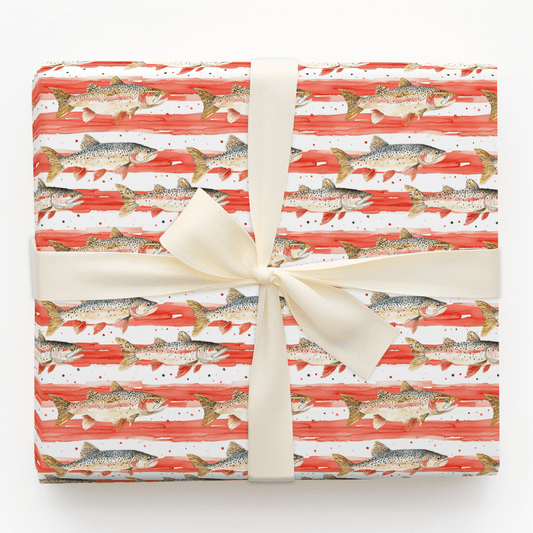 Troutally in Love - Wrapping Paper - Aspen & Arlo