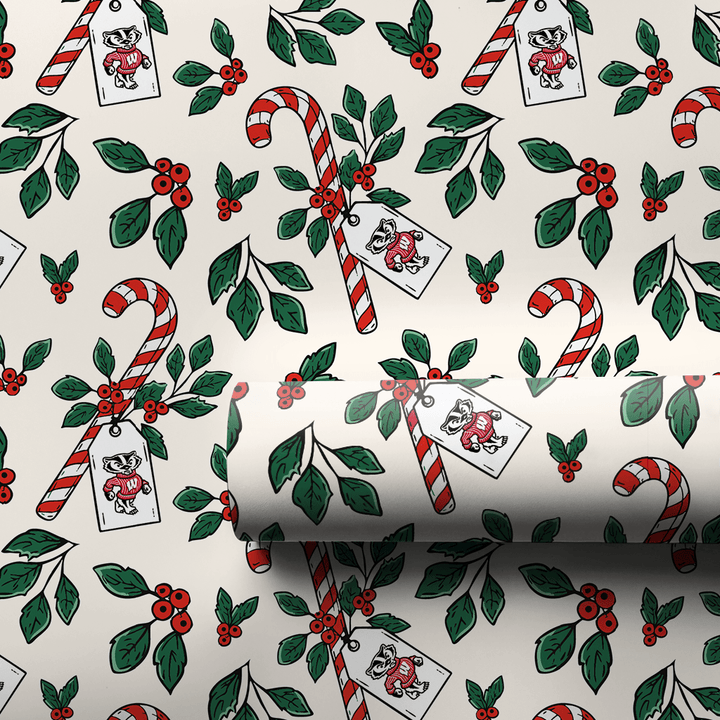 Peppermint Wisconsin - Wrapping Paper - Aspen & Arlo