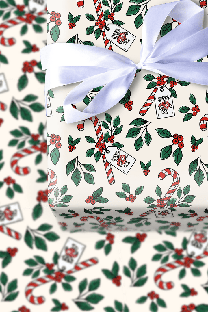 Peppermint Wisconsin - Wrapping Paper - Aspen & Arlo