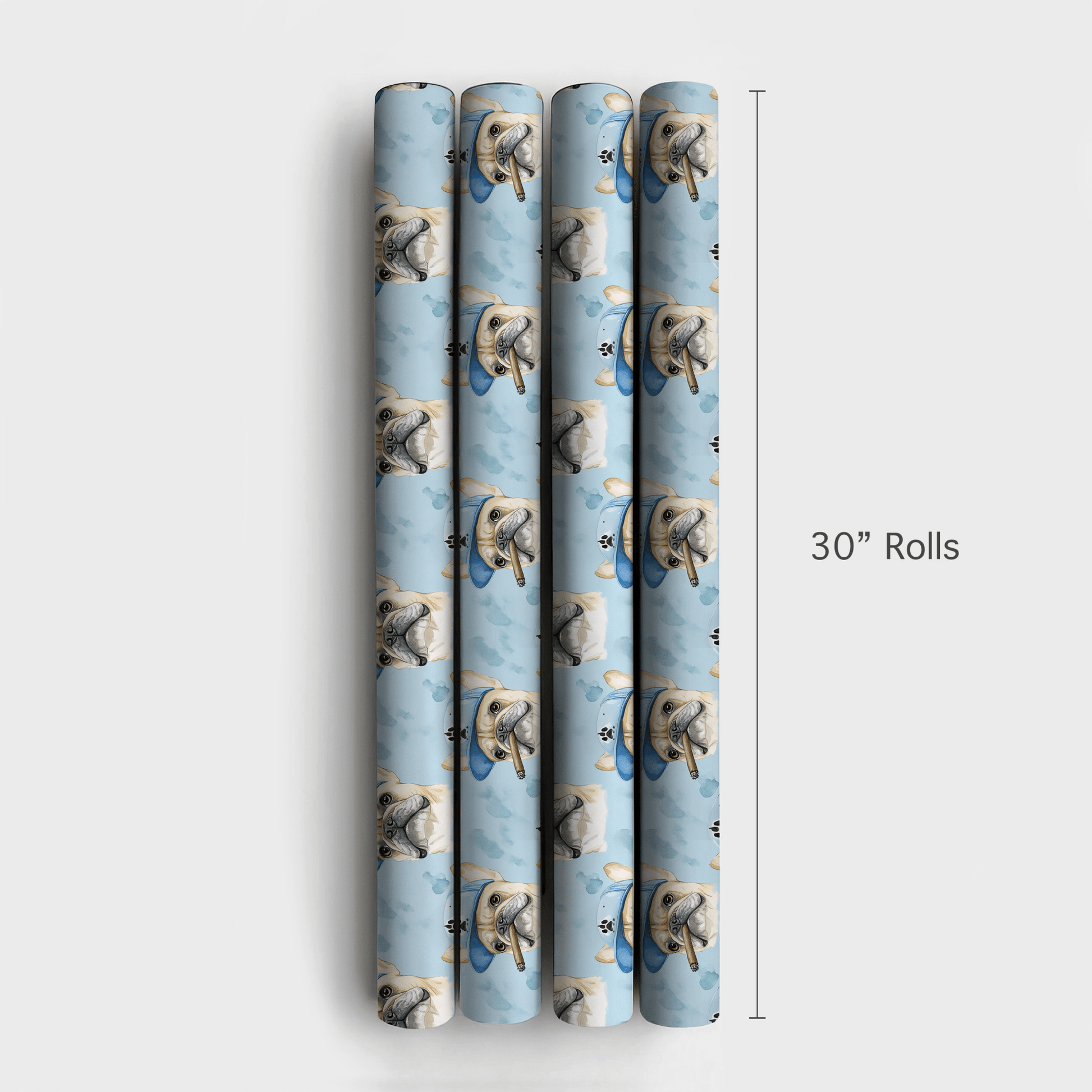 Frenchie on Fire - Wrapping Paper - Aspen & Arlo