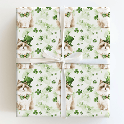 Leprechaun Ragdoll - Wrapping Paper - Aspen & Arlo